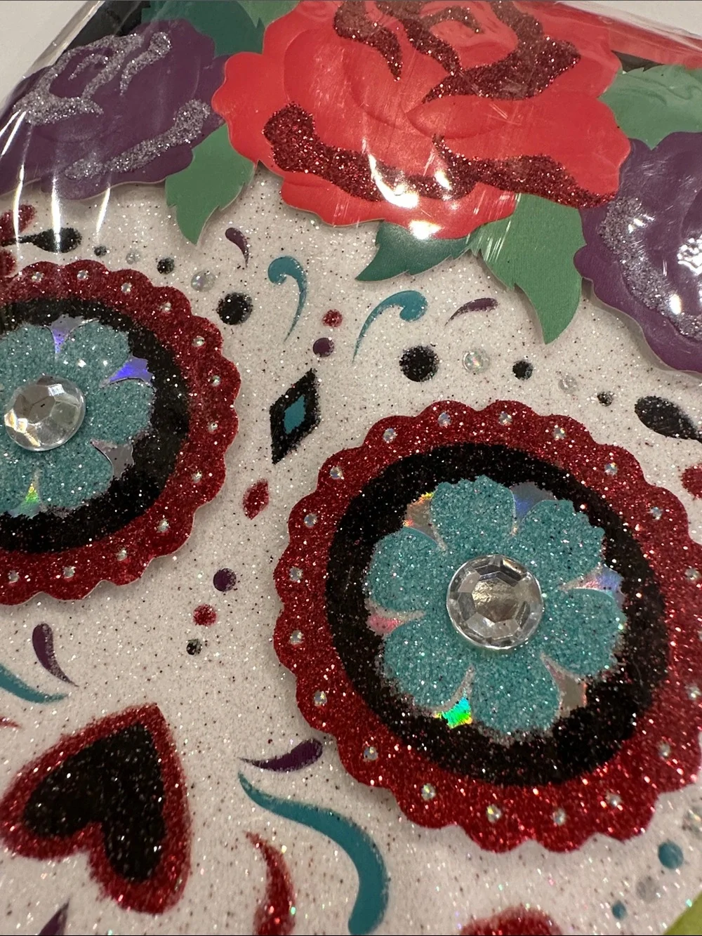 NWT Papyrus Day of the Dead Sugar Skull Card/Banner